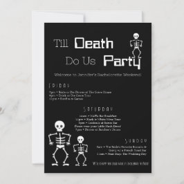 Till Death Do US Party Bachelorette Routebeschrijv Kaart