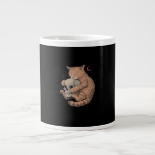 Till Death Do Us Party Kattenschedel Klassiek Extra Grote Beker