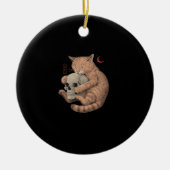 Till Death Do Us Party Kattenschedel Klassiek Keramisch Ornament (Voorkant)