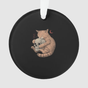 Till Death Do Us Party Kattenschedel Klassiek Ornament