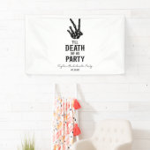 Till Death Do US Party Skeleton Bachelorette Party Spandoek (Insitu)