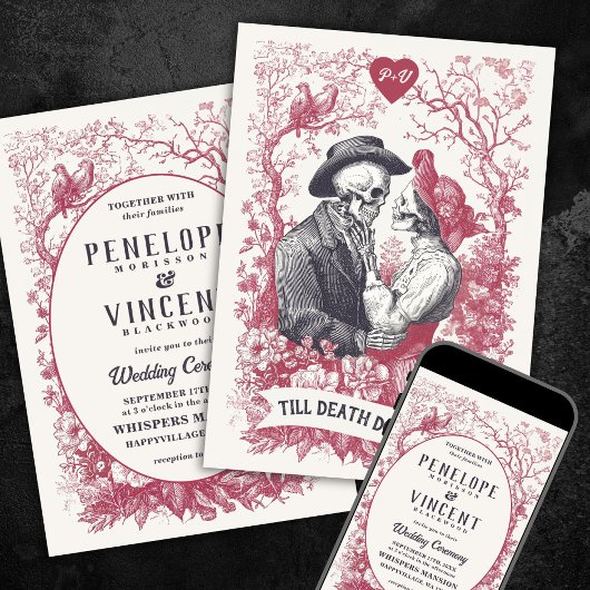 Till Death Wedding Invitation