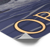 Tillamook Lighthouse Vintage Travel Poster (Hoek)