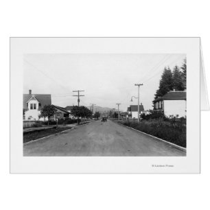 Tillamook, Oregon, scène de rue résidentielle