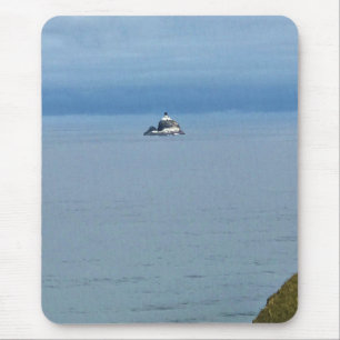 Tillamook Rock Light aan de kust van Oregon Muismat