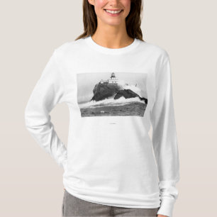 Tillamook, vuurtoren van Oregon nabij het zeeopper T-shirt
