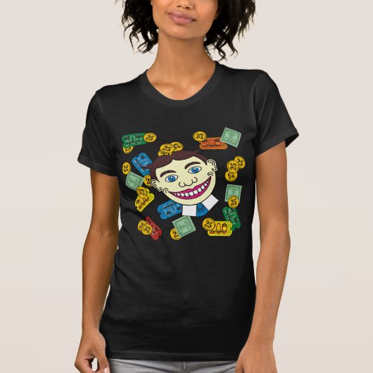 Tillie, Tokens, en Tickets. T-shirt (Voorkant)