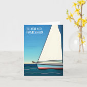 Tillykke med fødselsdag, Deense verjaardag Kaart (Gele Bloem)