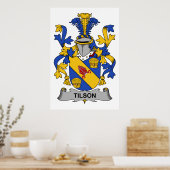 Tilson Family Crest Poster (Keuken)