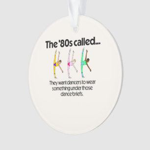 #TiltDinsdag in de jaren '80: Dans Briefs Acryl Ornament