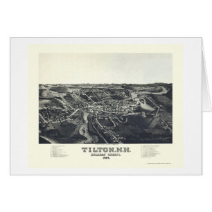 Tilton, carte panoramique de NH - 1884