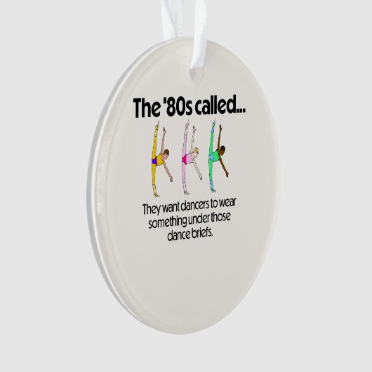 #TiltTuesday in '80s Dance Briefs Acrylique (devant)