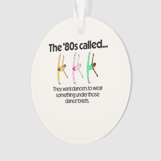 #TiltTuesday in '80s Dance Briefs Acrylique (devant)