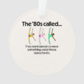 #TiltTuesday in '80s Dance Briefs Acrylique (devant)