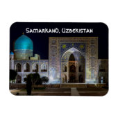 Tilya-Kori Madrasah in het Regisplein - Samarkand Magneet (Horizontaal)