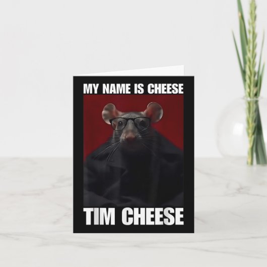 Tim Cheese - Brainrot Meme Kaart (Voorkant)