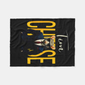 Tim Cheese - Funny Secret Agent Mouse Brainrot Kid Fleece Deken (Voorkant (Horizontaal))