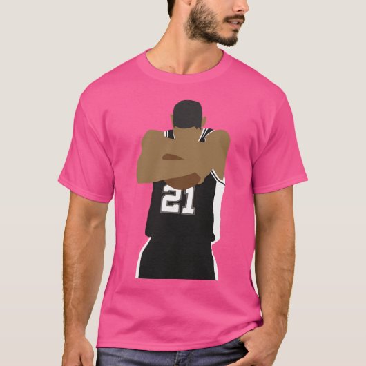 Tim Duncan Ball Hug T-shirt (Voorkant)
