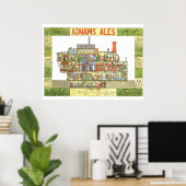 Tim Hunkin's Adnams Brewery poster (Thuiskantoor)