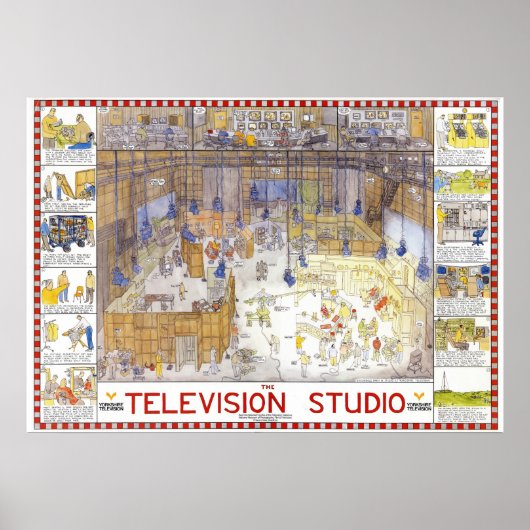 Tim Hunkin's TV studio poster (Voorkant)