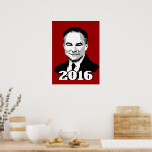 Tim Kaine 2016 Poster (Keuken)