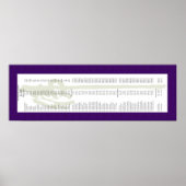 Tim Langdell Lineage Scroll Poster (Voorkant)