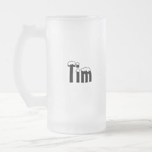 Tim-Name Style-Frosted Mok (Links)