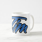 Tim Prénom Blue Tasse Café (Devant droit)