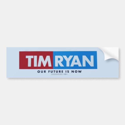 Tim Ryan 2020 Bumpersticker (Voorkant)