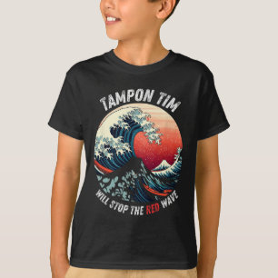 Tim Tampon stopt met de Red Wave Funny Harris T-shirt