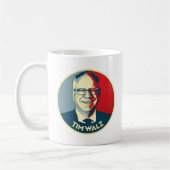 Tim Walz Fan Club Koffiemok (Links)