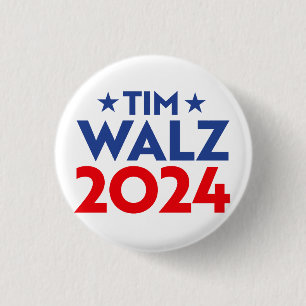 Tim Walz Fan Club Ronde Button 3,2 Cm