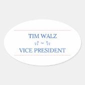 Tim Walz pour Sticker vice-président (Devant)