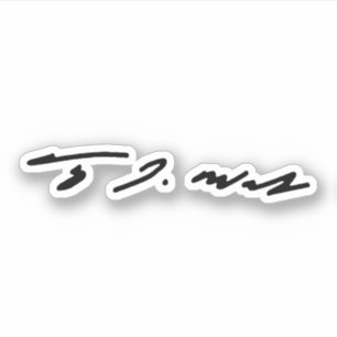 Tim Walz Signature Sticker