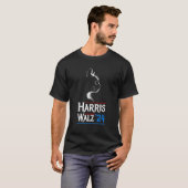 Tim Walz T Shirt (Voorkant volledig)