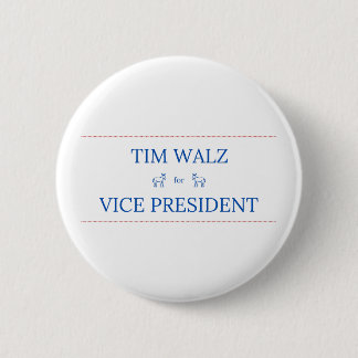Tim Walz voor Vice President Button