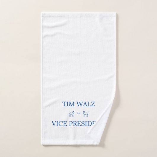 Tim Walz voor Vice President Handdoek (Handdoek)