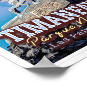 TIMANFAYA NATIONALE PARK - KANAIRE EILANDEN SPANJE POSTER (Hoek)