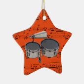 Timbales - Kies uw kleur Keramisch Ornament (Rechts)