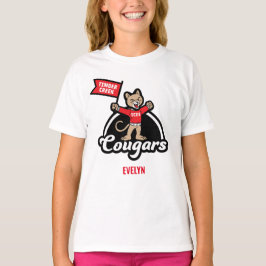 Timber Creek Elementary Cougar Mascotte T-shirt