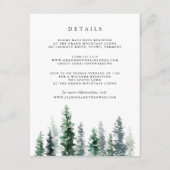 Timber Grove Guest Details Enclosure Kaart (Voorkant)