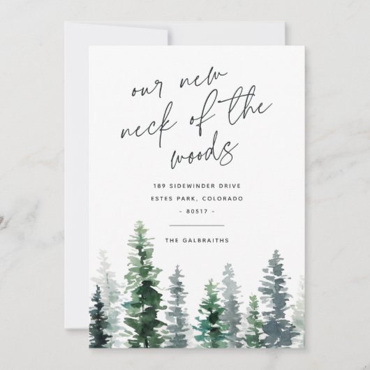 Timber Grove | Nieuwe nek van de Bossen Aankondiging (Voorkant)