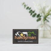 Timber Handyman Tools Signage Visitekaartje (Staand voorkant)