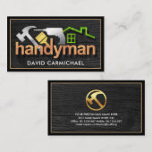 Timber Handyman Tools Signage Visitekaartje (Voorkant / Achterkant)