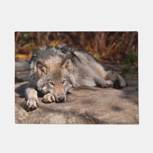 Timber Wolf Deurmat (Voorkant)