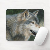 Timber Wolf mousepad Muismat (Met muis)