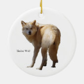 Timber Wolf ornament (Achterkant)
