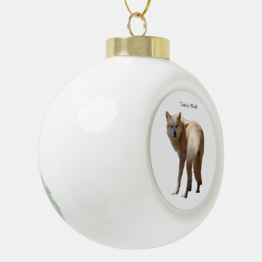 Timber Wolf ornament (Links)