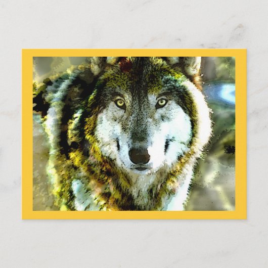 Timber Wolf Products van JungleWalk.com Briefkaart (Voorkant)