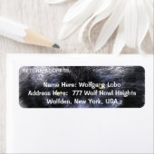 TIMBER WOLF Wildlife Return Adresse Étiquettes (En situation)